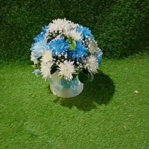 Blue White Chrysanthemum Box