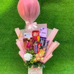 Premium personalized Birthday Chocolate Flower Bouquet