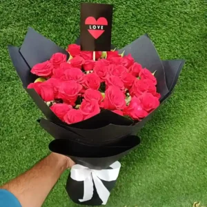 Round Roses Bouquet